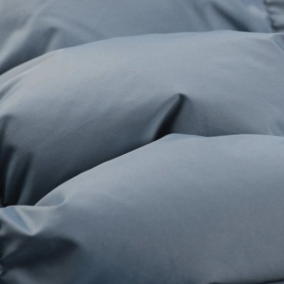 Dusty Blue Mens Puffer Coat - Picture 7 of 7